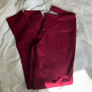 Maroon vs cheetah leggings